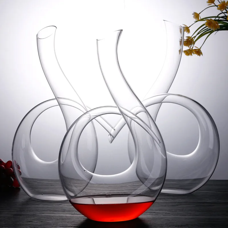 

Eleton Fast wine decanter creative crystal glass red wine flagon suit handmade blown lead-free crystal decanter set bar set