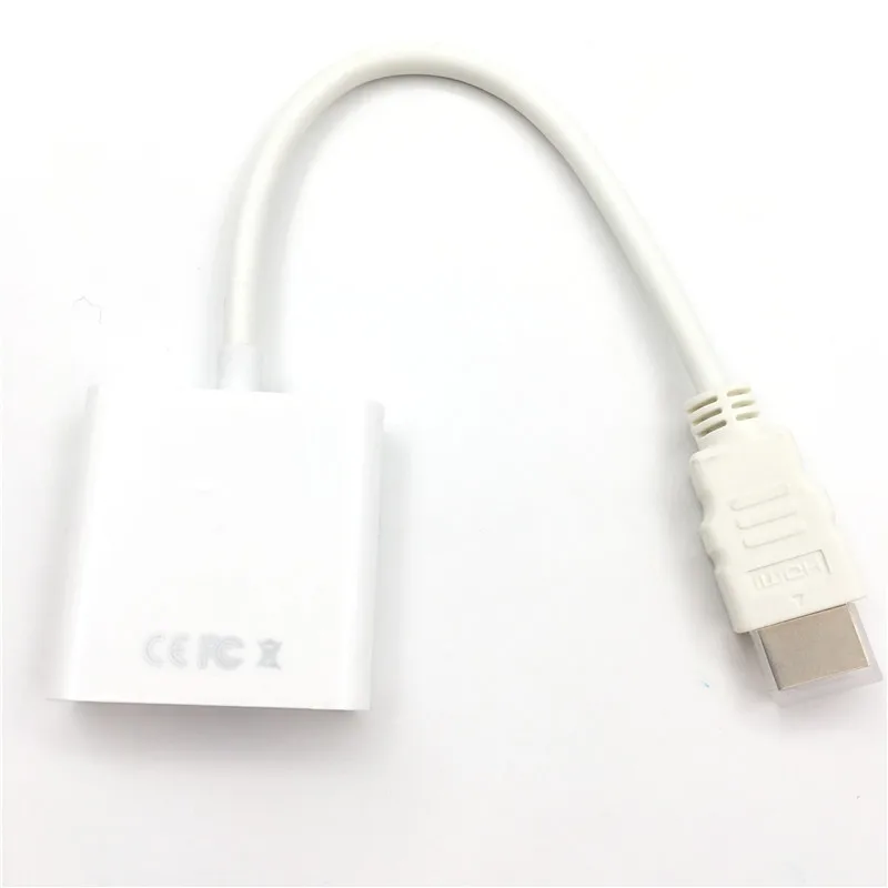 HDMI в VGA кабель адаптер цифро-аналоговые аудио и видео конвертер адаптер «Папа-мама» для ПК ноутбук поддержка 1080P HDTV