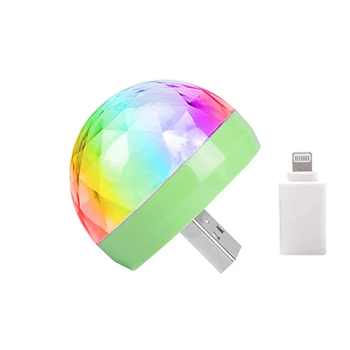USB Apple Светодиодный USB атмосферный свет DJ лампа RGB мини красочная музыкальная лампа для фестиваля/вечерние/Караоке/диско шар шоу бар украшения ligh - Цвет: USB Apple