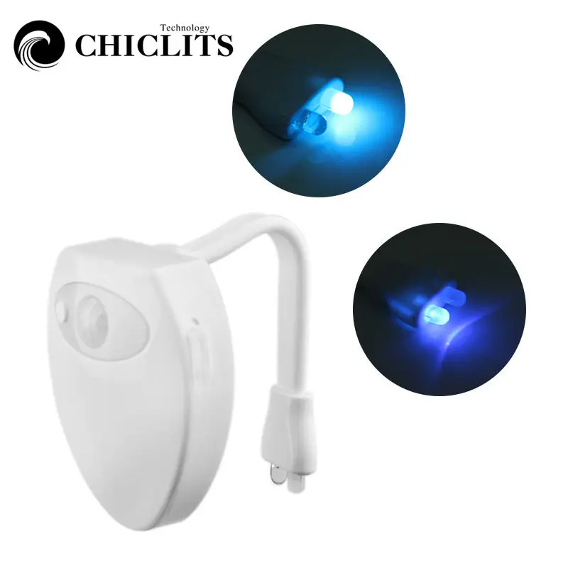 CHICLITS Туалет ночное освещение 16 цветов Смарт тело зондирования USB зарядка с УФ