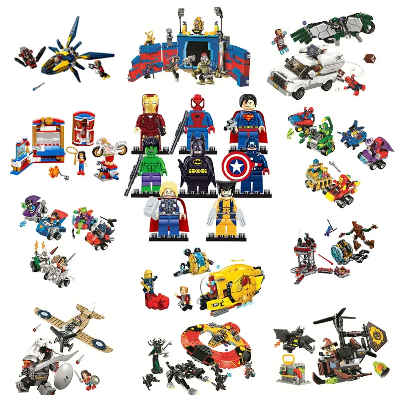 лего Legoe Super Heroes Мстители Бесконечность войны Marvel Лига Справедливости Халк Тор