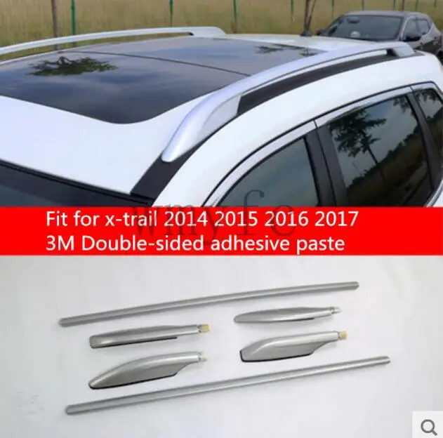 Кровельная рейка для Nissan New X trail Rogue 2015 2016 2017 2018 2019 2020 алюминиевый сплав 2 варианта