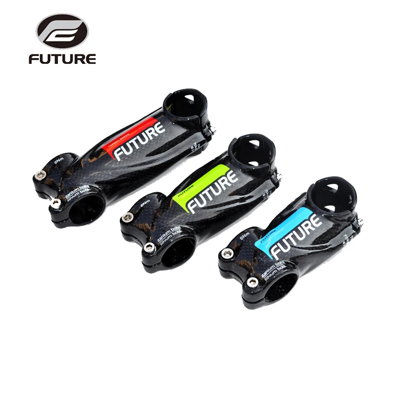 

FUTURE carbon fibre bike stem 10 degrees road bicycle mtb stem 3k glossy 31.8*70/80/90/100/110/120/130mm bicycle parts style C