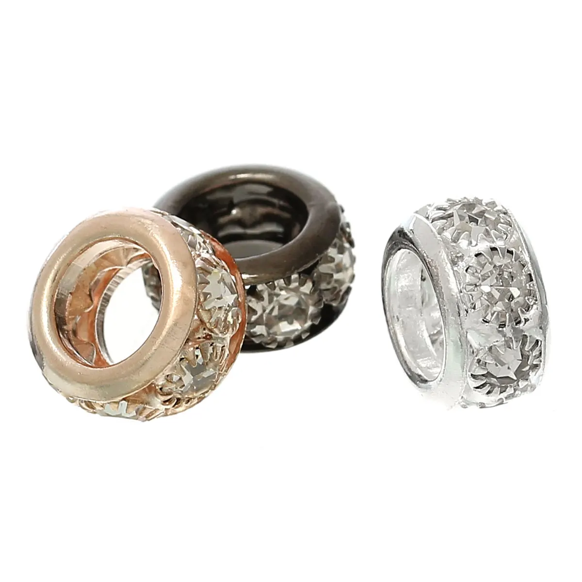 DoreenBeads Европейский стиль очаровательные Бусины круглые в случайном порядке