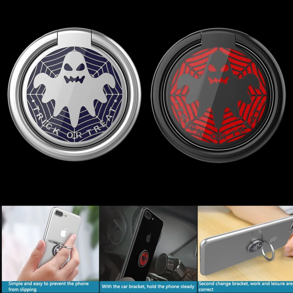 Mobile phone ring bracket Mini paste type zinc alloy magnet magnetic mobile For Halloween gift | Мобильные телефоны и