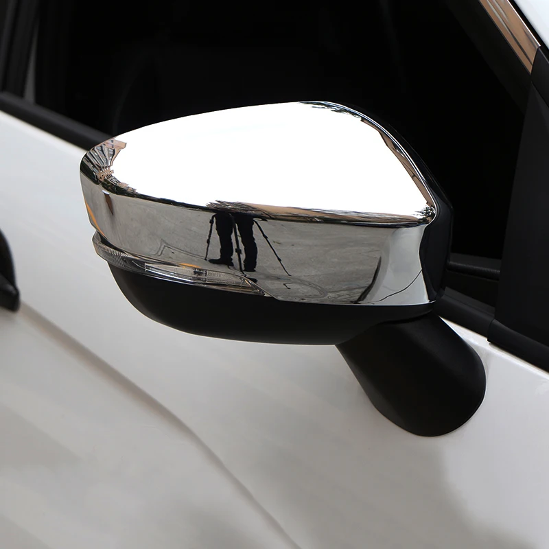 Car Styling Rearview Mirror Covers Side Wing Cap Shell Protective Case Trims For Mitsubishi Eclipse Cross 2018 2019 Accessories |