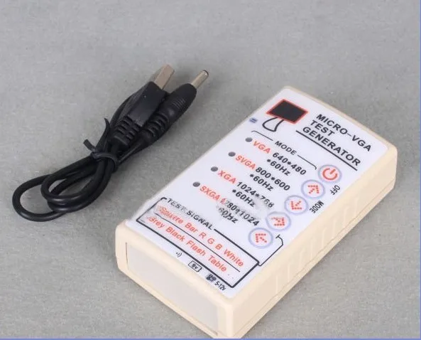Ultra Compact Micro VGA/SVGA/XGA Test Generator DB15 Display Plug USB to DC3.5 | Красота и здоровье