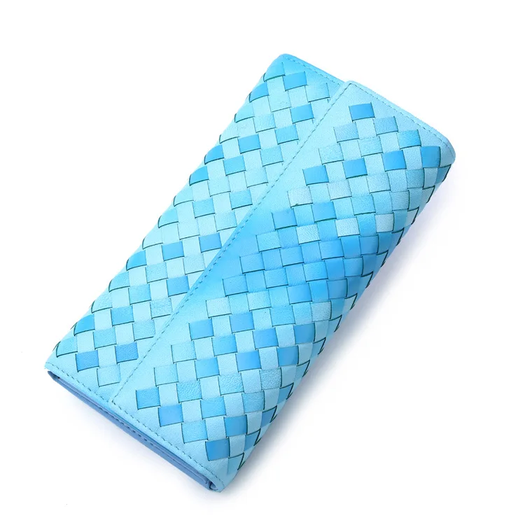 Новая мода 100% из натуральной овечьей кожи длинные женские кошельки роскошные