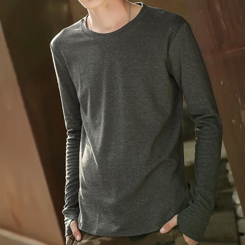 Мужская футболка в стиле хип-хоп с длинным рукавом весна-осень 2019 | одежда