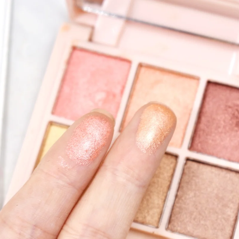 6 цветов мерцающие тени для век фирменный макияж водостойкие пигментированные