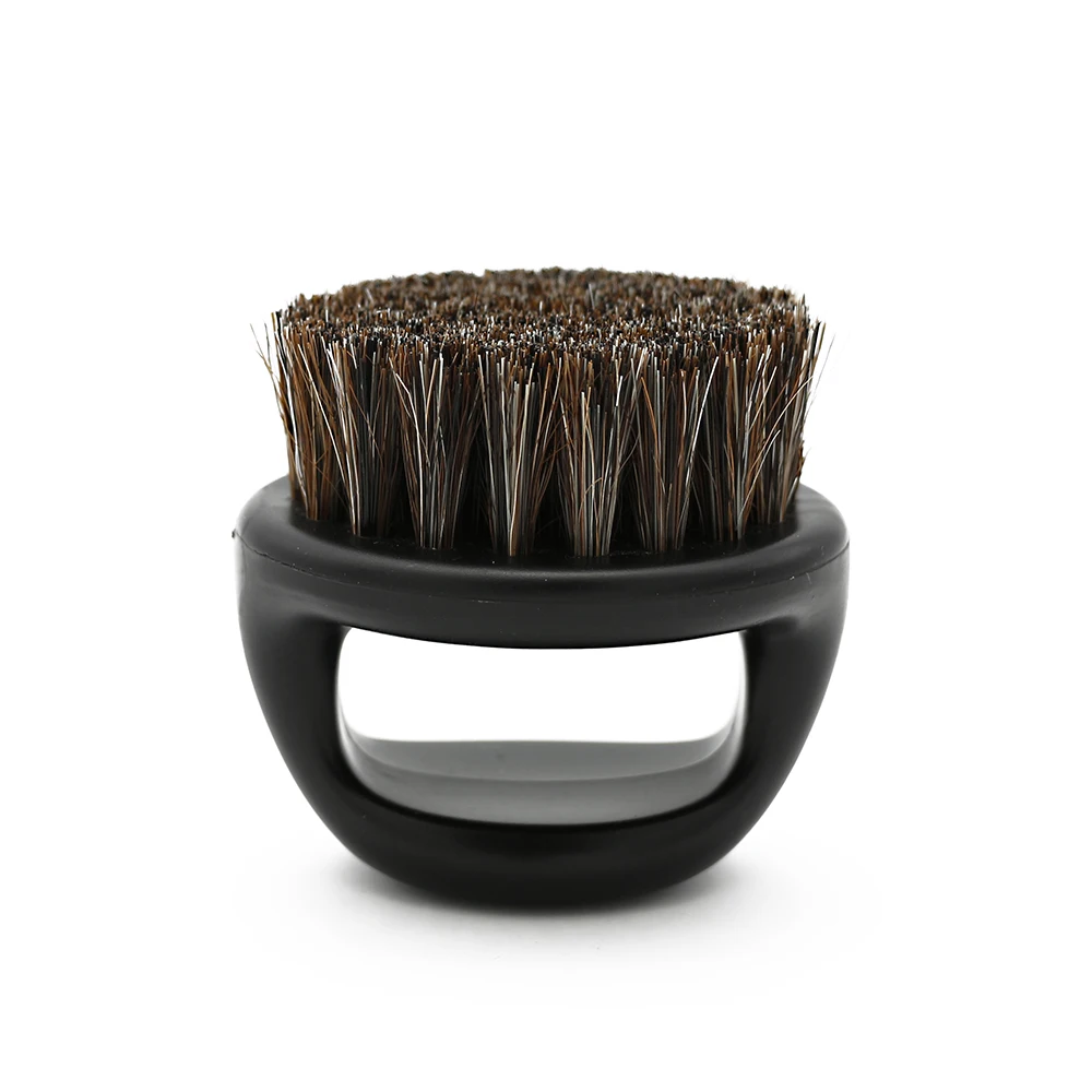 1 Pcs Ring Design Horse Bristle Men Shaving Brush Plastic Portable Barber Beard Brushes Salon Face Cleaning Razor | Красота и