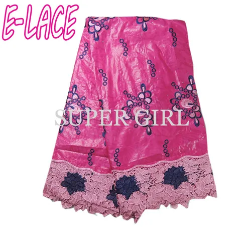 Высокое качество вышивки африканский Базен Riche кружевных тканей Лидер продаж