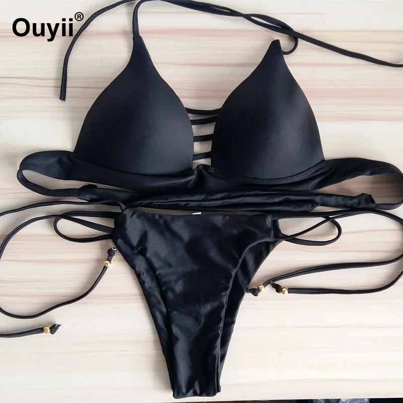 Женский сексуальный комплект бикини 2019 женский раздельный купальник на
