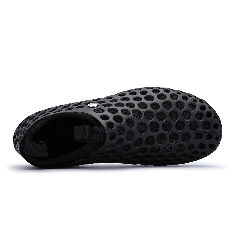 Новый Мужской летняя Съемная Двойка Любители Hollow носок туфли Для мужчин плоские