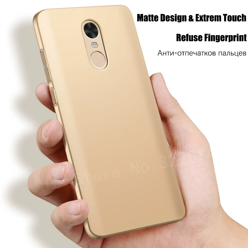 Роскошный пластиковый матовый чехол для телефона Xiaomi Redmi Note 4 защитный жесткий note