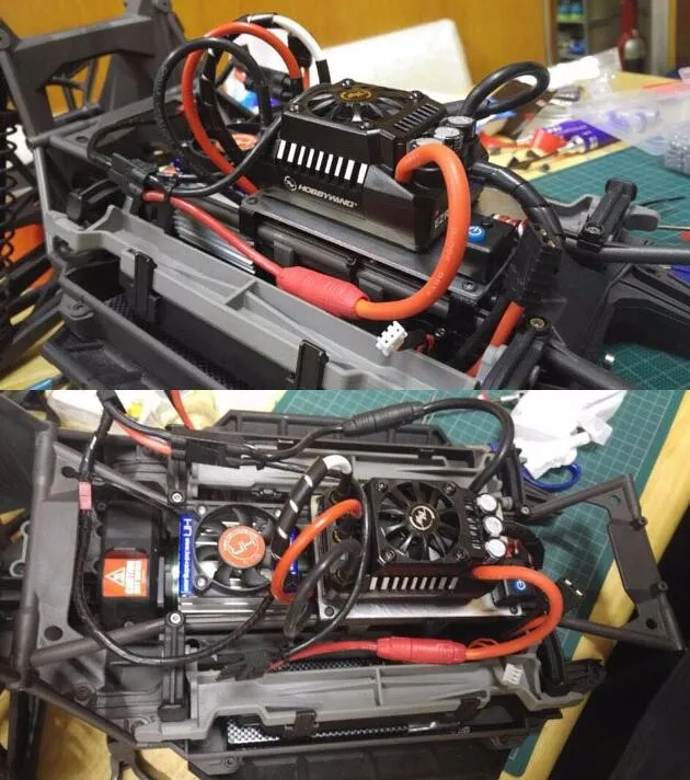 Большой ESC Монтажная пластина запасные части Монтажный кронштейн для 1/5 Traxxas X-Maxx RC