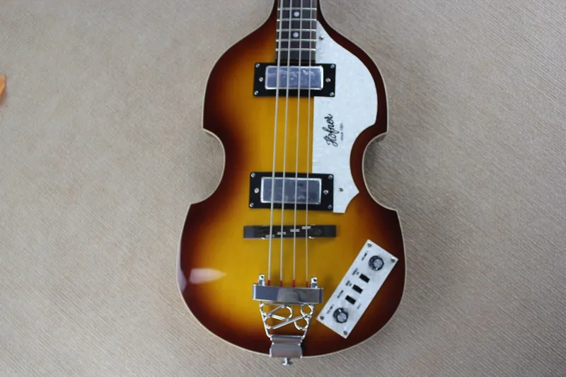 Hofner bass наивысшего качества Заводская Хофнер Иконка серии Винтаж скрипки Sunburst бас
