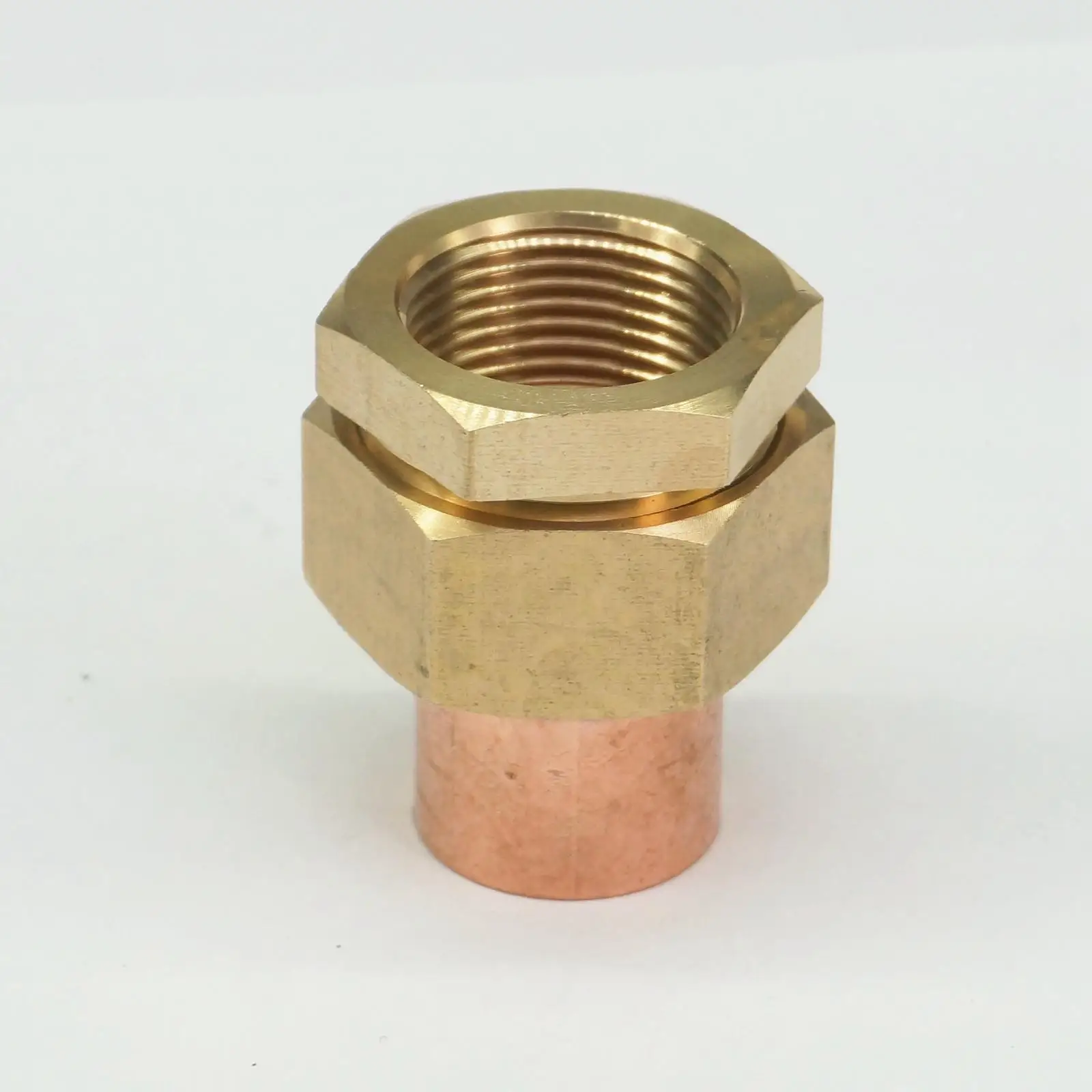 

3/4" BSP x 22mm Brass Female Thread Socket Union to Copper End Feed Pipe Fitting for water gas oil
