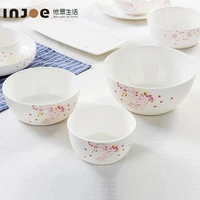 tangshan top grade bone porcelain japanese cutlery disk household simple japanese cutlery disk korean ceramic glaze intercol