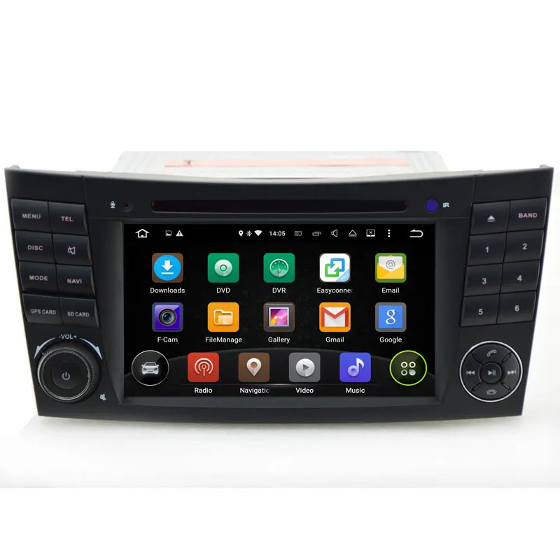 Мультимедийный DVD плеер на Android 9 0 с GPS навигацией для Mercedes Benz E Class W211 E200 E220 E240 E270 E280