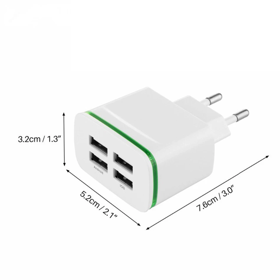 Универсальное зарядное устройство с 4 USB портами 5 В а|Зарядные устройства для