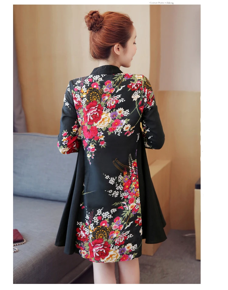 TAJIYANE 2018 Новое красное черное китайское женское платье Cheongsam сексуальное