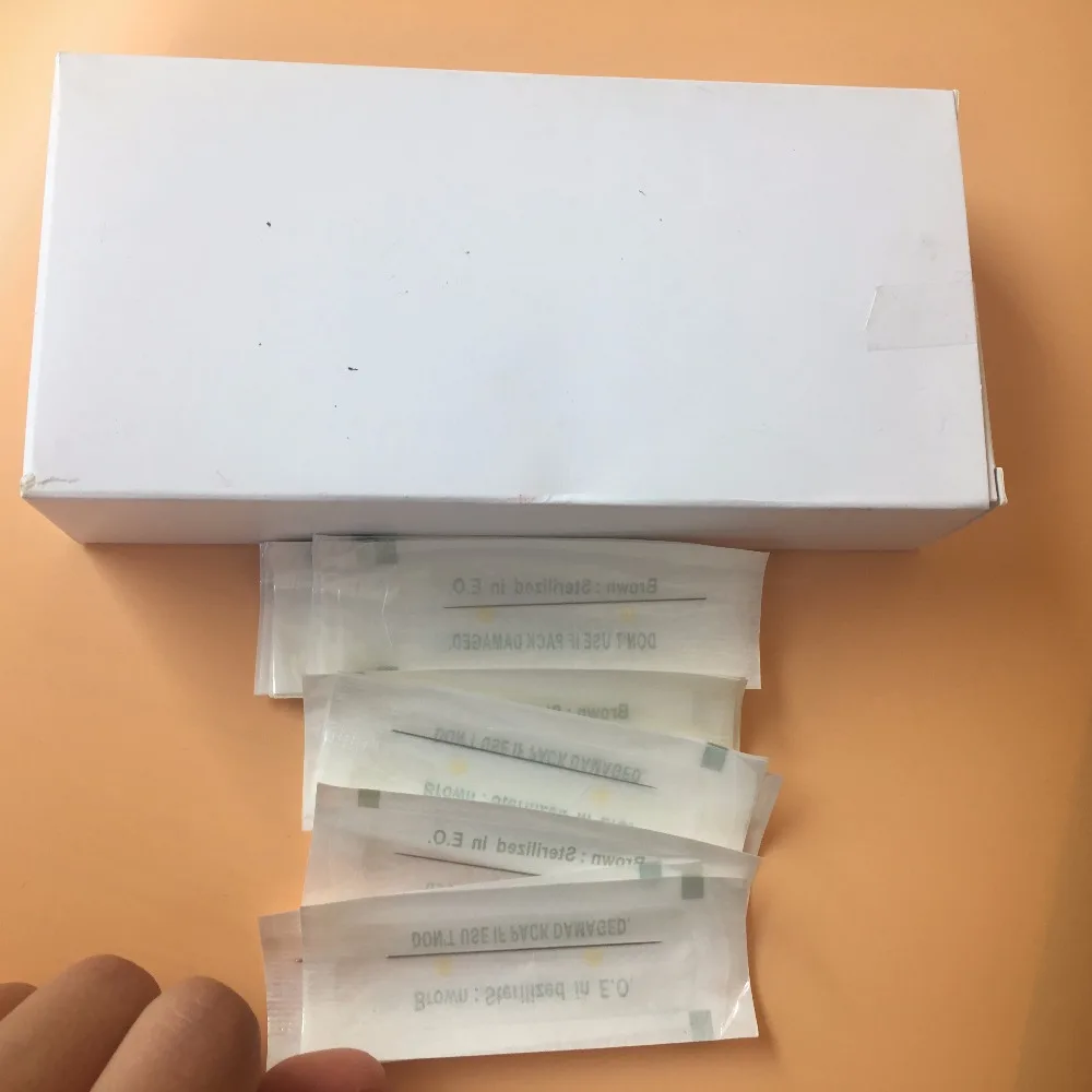 Иглы 1RL для татуажа бровей 500 х50 мм 0 35 шт.|traditional needle|needles for permanent makeuptattoo needles |