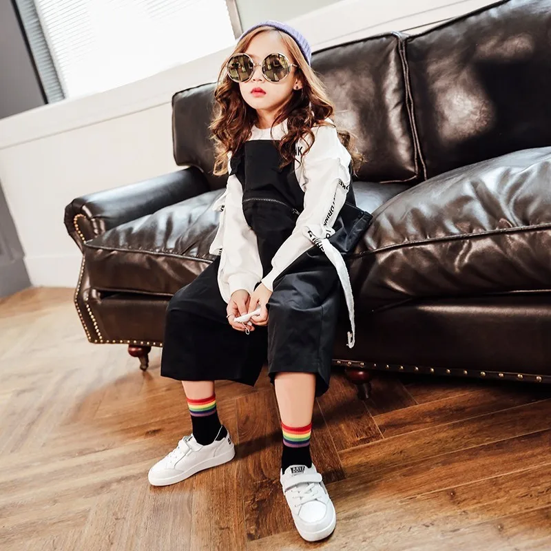 Детские короткие носки без пятки в радужную полоску для футбольных коньков