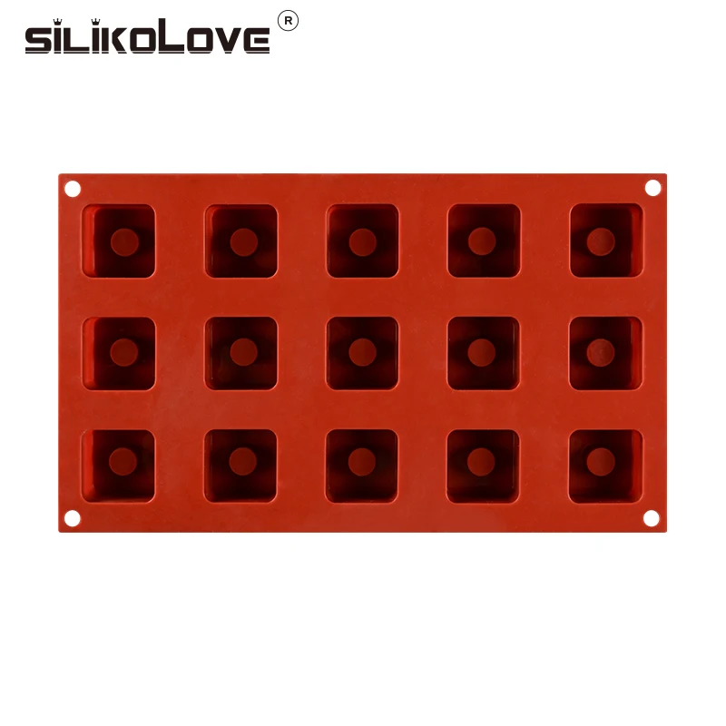 SILIKOLOVE силиконовые формы для тортов, муссов, десертных тортов, декоративные формы для тортов, 15 полости, форма для выпечки, шоколадное желе, Новинка