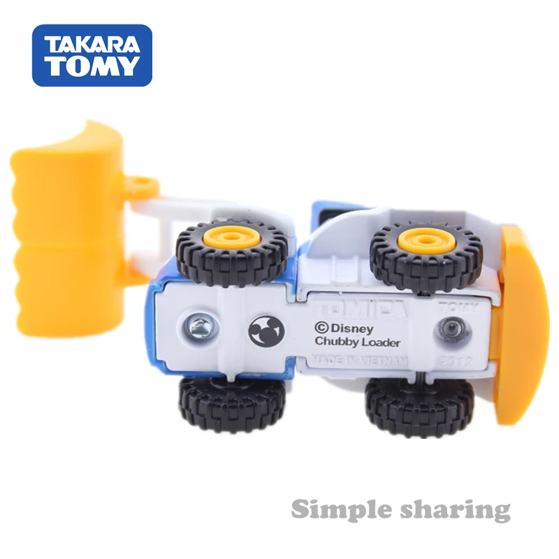Takara Tomy Tomica Disney Motors DM 06 Chubby Loader Mould Дональд Дак модель автомобиля набор забавных