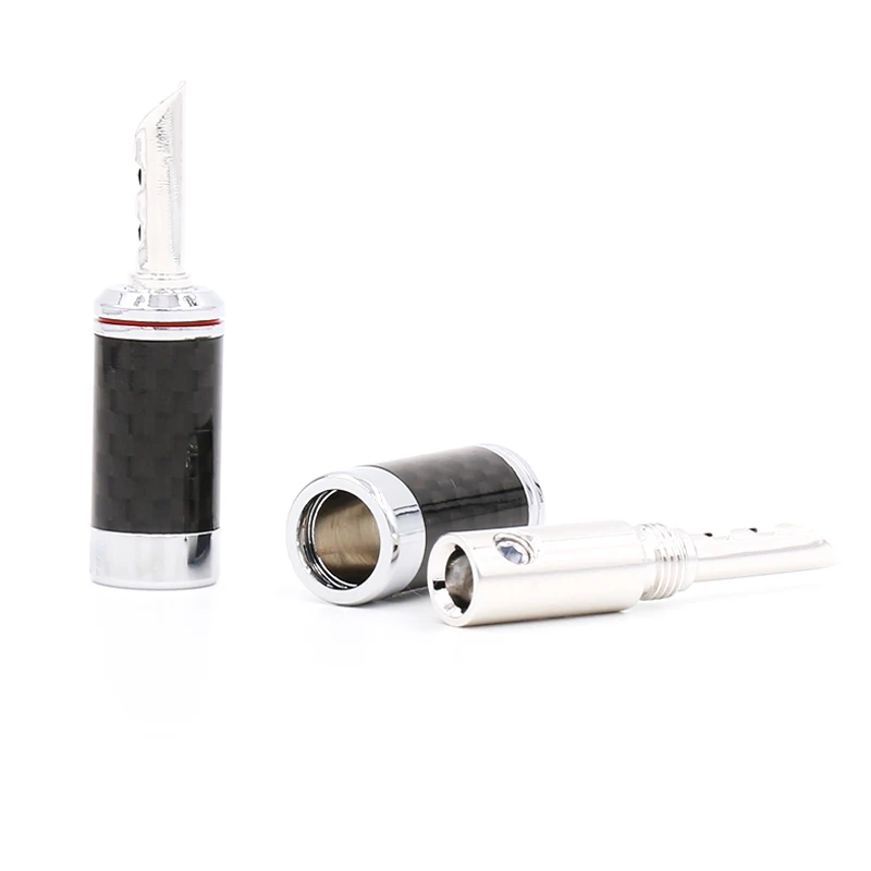 4 шт. родиевое покрытие углеродного волокна кабель динамика банан клеммный