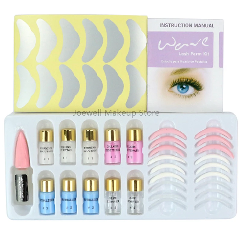 Набор для подтяжки ресниц набор подтяжка волнистый лосьон Wimper Perm ложная
