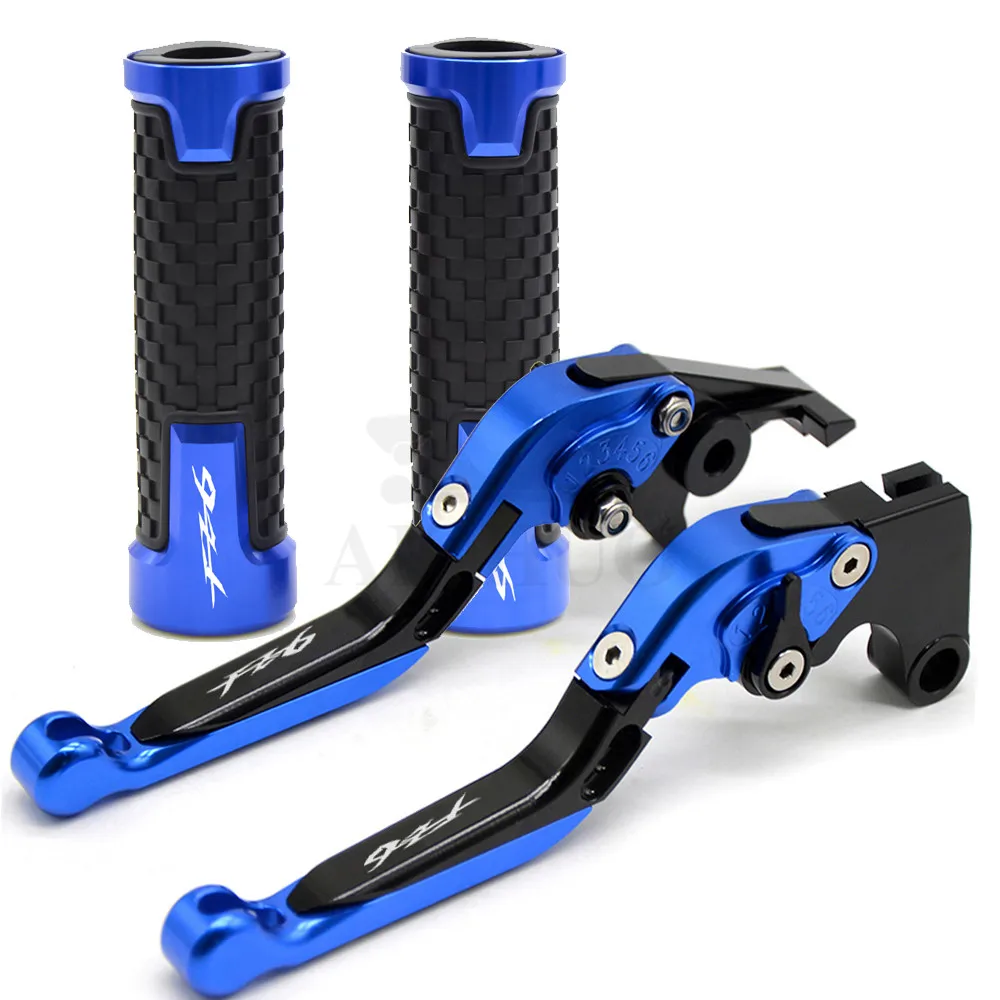 Рычаг сцепления для мотоцикла Adjusable + рукоятка руля YAMAHA FZ6 FAZER FZ6R FAZER600 2004 2010 2005 2006 2007