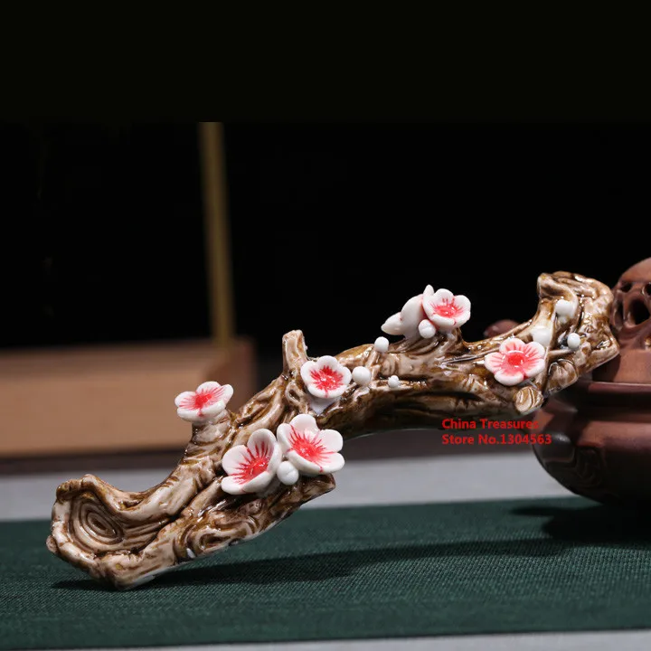 1 шт. ручной работы керамическая расческа держатель Мэй Хуа хиромантом щетка