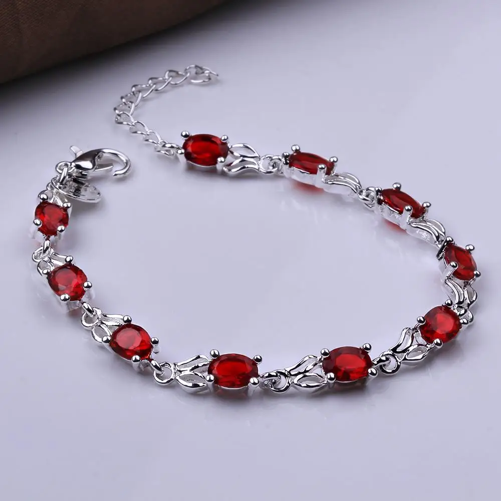 braclets bracelet jonc for girls bijoux mariage red rhinestone zircon argento joyeria elegantes palestine kp Dahu Rico bracelets | Украшения