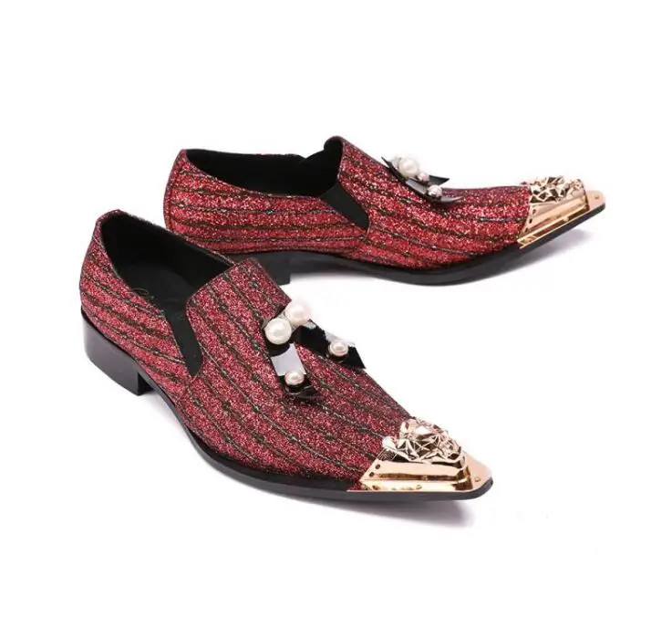 Мужские классические свадебные туфли красные оксфорды из натуральной кожи с