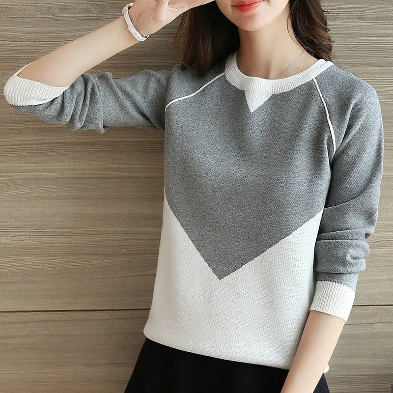 OHCLOTHING, Корейская версия, новое весеннее платье, свитер с высоким воротом, с длинными рукавами, свободная куртка, свитер для девушек, студентов