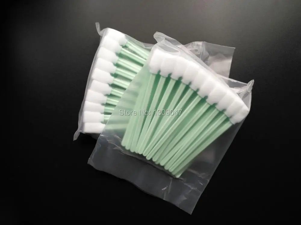 

300 pcs swab Solvent Foam Tipped Cleaning Swab swabs for indoor and outdoor Roland Mimaki Mutoh Large Format Inkjet Printer