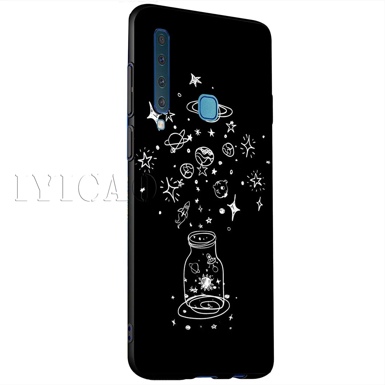 IYICAO sky Space planet Silicone Soft Case for Samsung Galaxy A6 Plus A9 A8 A7 2018 A3 A5 2016 2017 Note 9 8 |