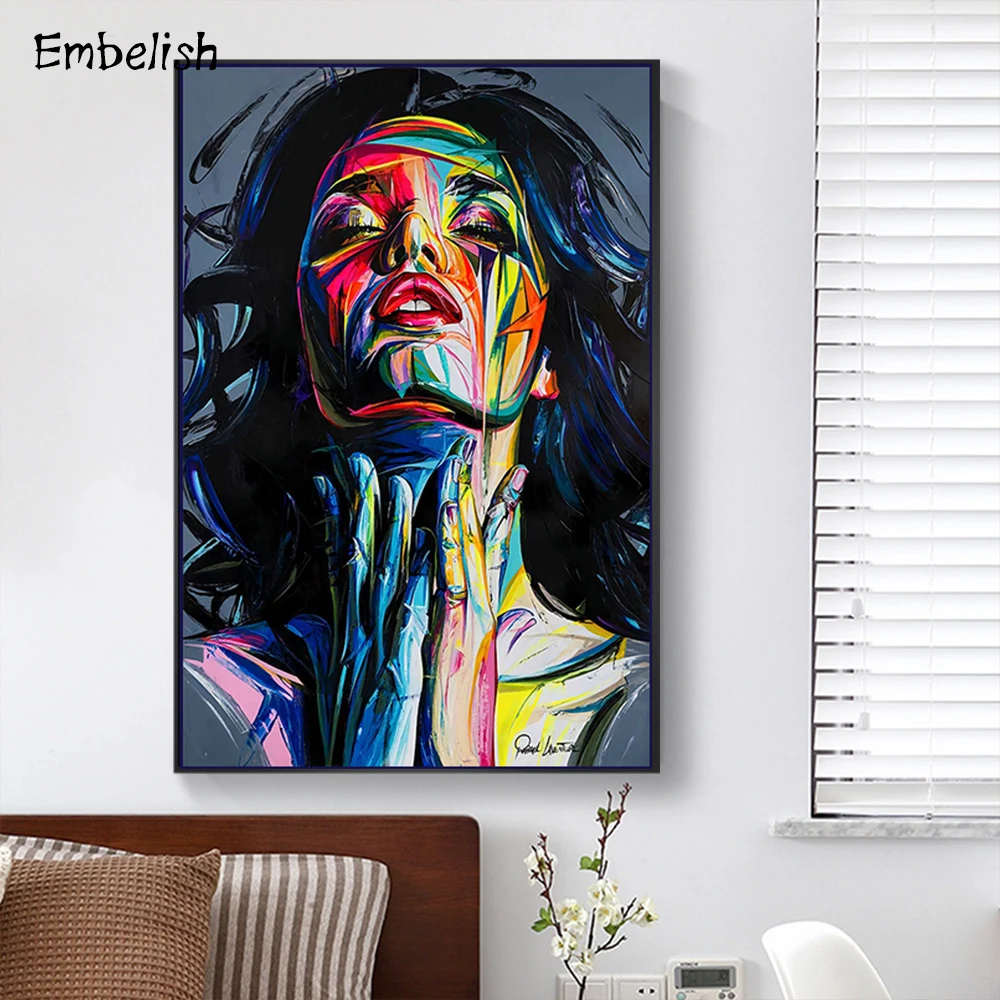 Embelish 1 шт. Francoise Nielly цветные для лица горячее HD холст картины гостиной Современный