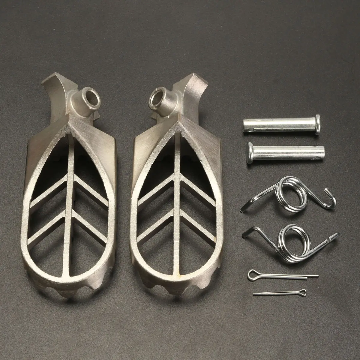 A Pair Motorcycle Refitted with Stainless Steel Pedals For Yamaha YZ85 YZ125 YZ250 YZ450 FWR250F steel pedal | Автомобили и