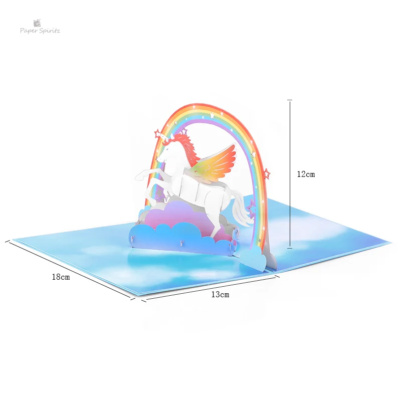 Бумага Единорог 3D лазерная резка крафт-бумага eenhoorn карты пустой конверт поздравительные открытки licorne малыш приглашение пригласительные на свадьбу открытки открытка приглашения на свадьбу свадебные приглашения