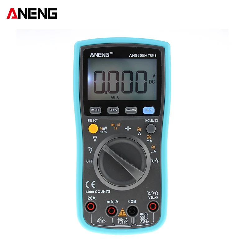 ANENG AN860B + Zh цифровой мультиметр с НТС DC/AC Напряжение детектор рукоять метр ЖК