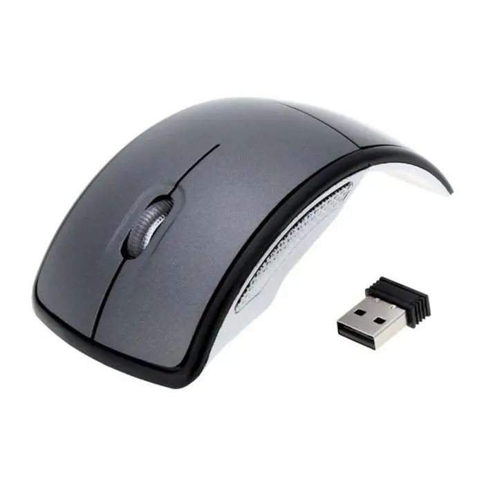 Игровая мышь USB Беспроводная 2,4 GHz Arc складная мышь для ноутбука планшета компьютера JR предложения