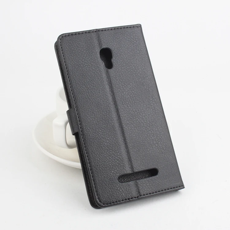 Для Alcatel One Touch Pop S9 OT 7050Y чехол для телефона Фолио Флип чистый цвет Личи шаблон PU
