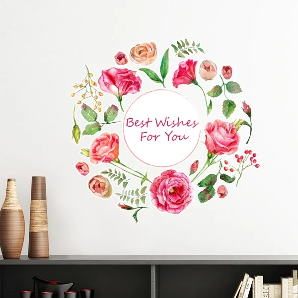 Красный цветок черный бутон абстрактное искусство линии живописи кукурузного