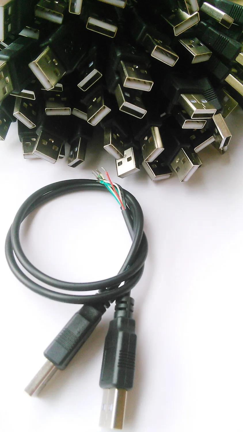 50 шт. 2 0 Удлинительный USB кабель штекер для пайки длина 30 см|cable solder|cable usbcable usb male |