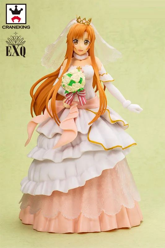 100% оригинальная коллекция Banpresto EXQ фигурка-Асуна свадебная вуаль стиль от &quotSword Art