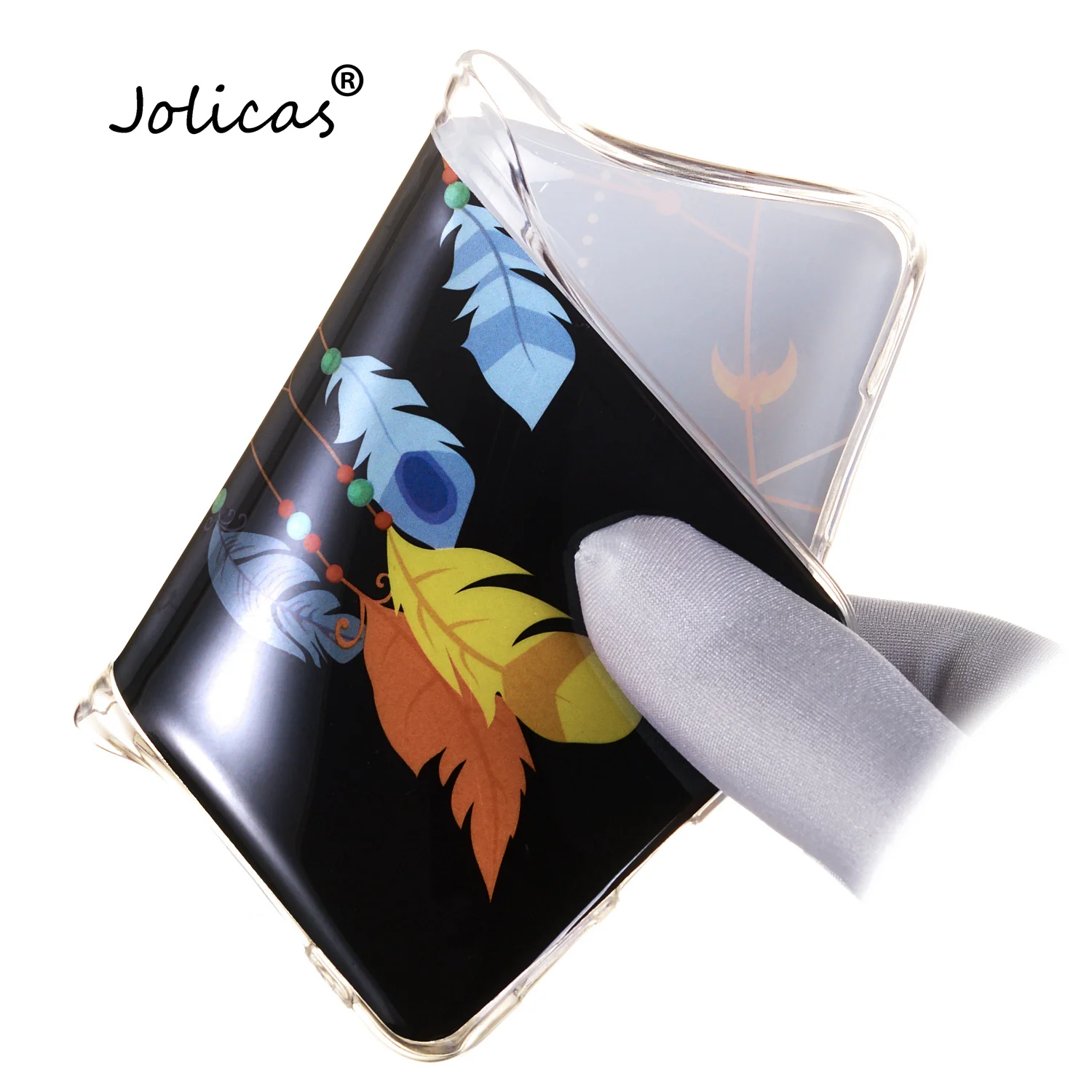 Защитный чехол для телефона etui samsung J4 плюс мягкий из ТПУ с рисунками телефон Galaxy