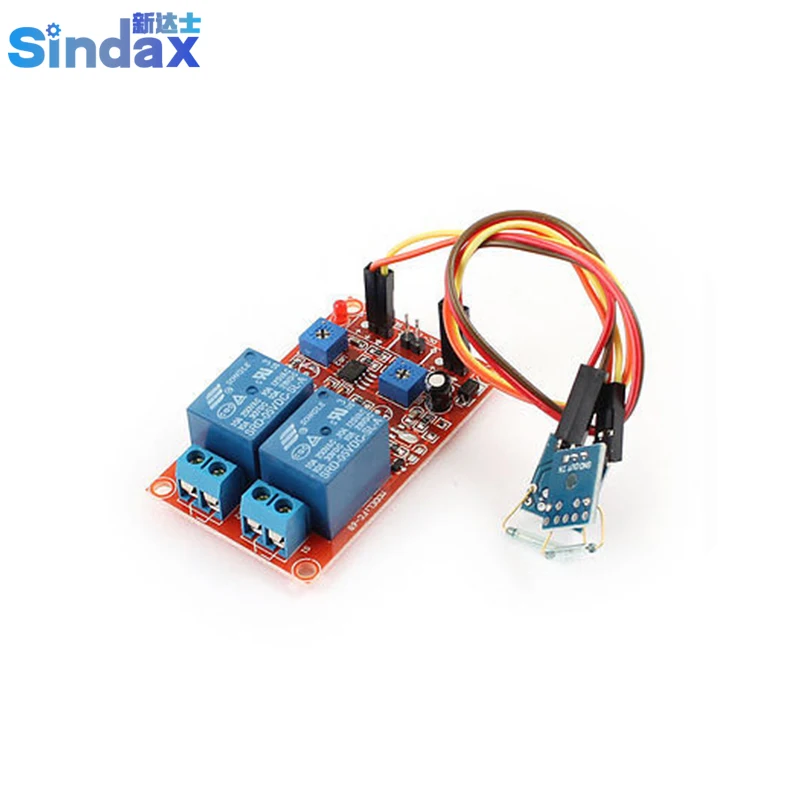 Sindax DC 5V 2 канальный сухой свирель Сенсор релейный модуль с PLC разъемом Магнитный